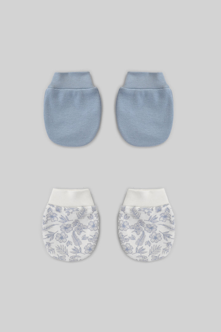 Printed Baby Mittens Pack Of 2