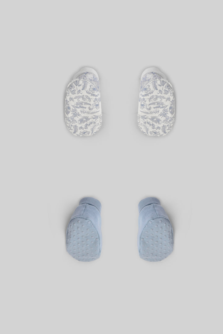 Printed Baby Slippers Pack Of 2