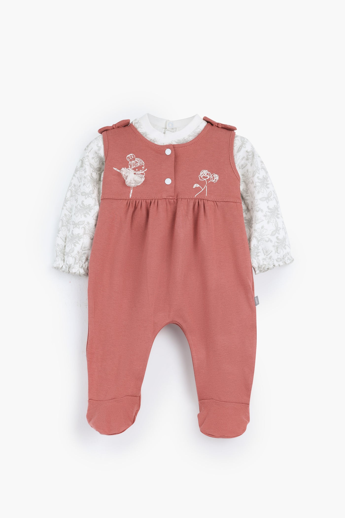 Printed Jumpsuit Set 3-2702-25