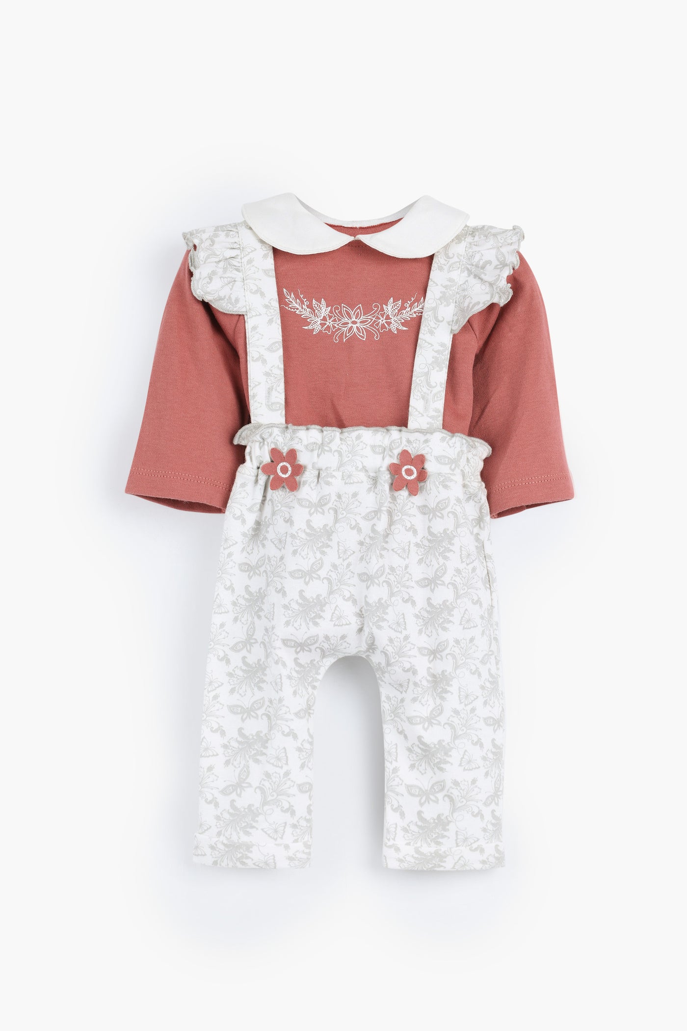 Printed Jumpsuit Set 3-2703-25