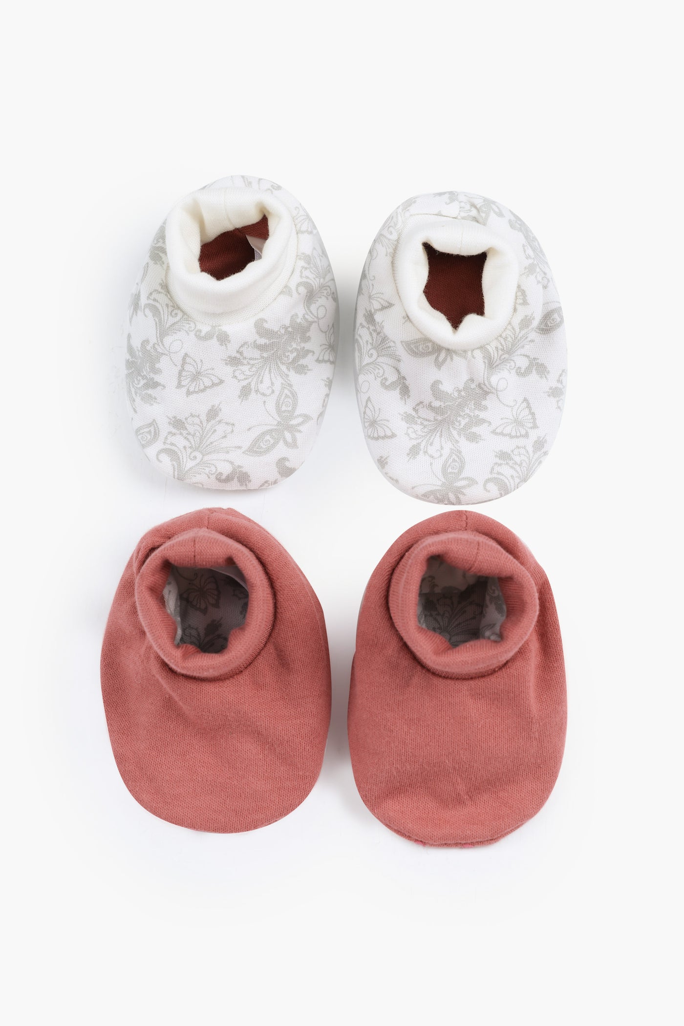 Printed Slippers Pack Of 2 3-2711-25