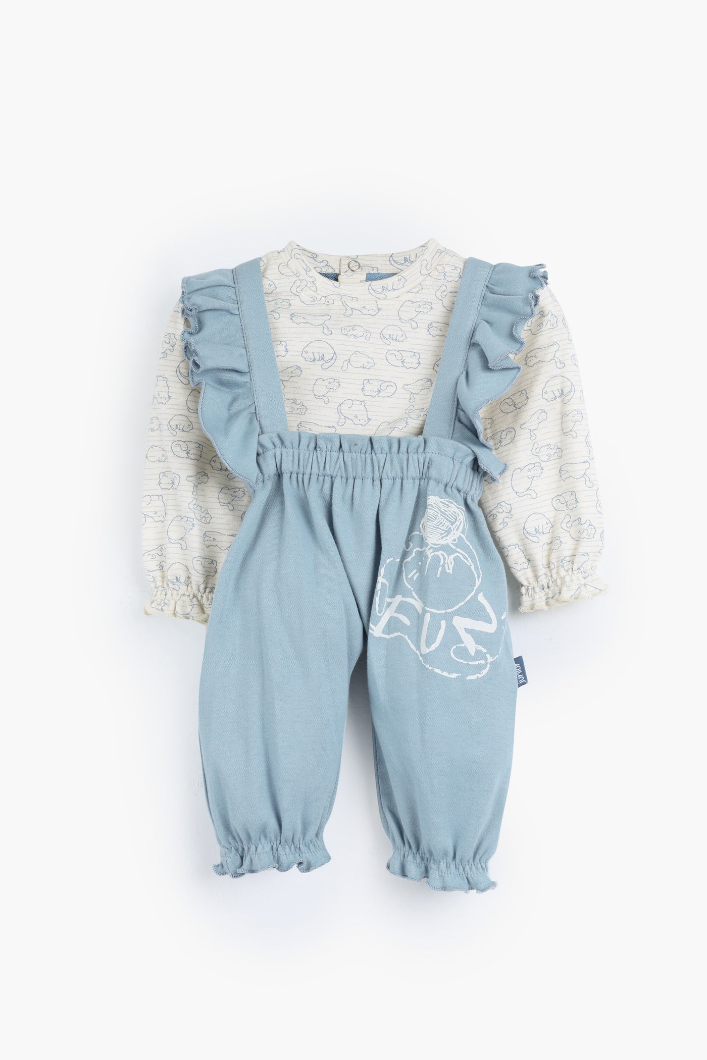 Printed Jumpsuit Set 3-2733-25