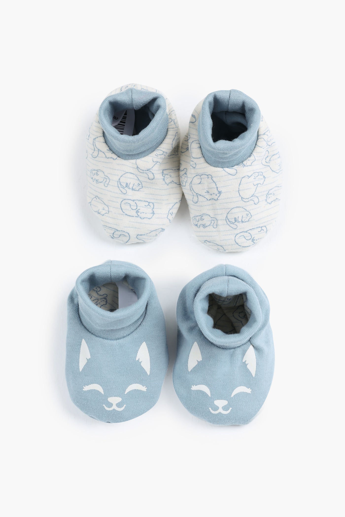 Printed Slippers Pack Of 2 3-2741-25