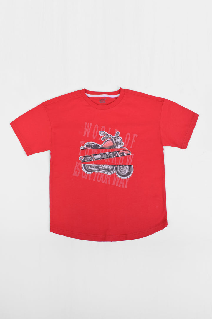 Round Printed T-Shirt
