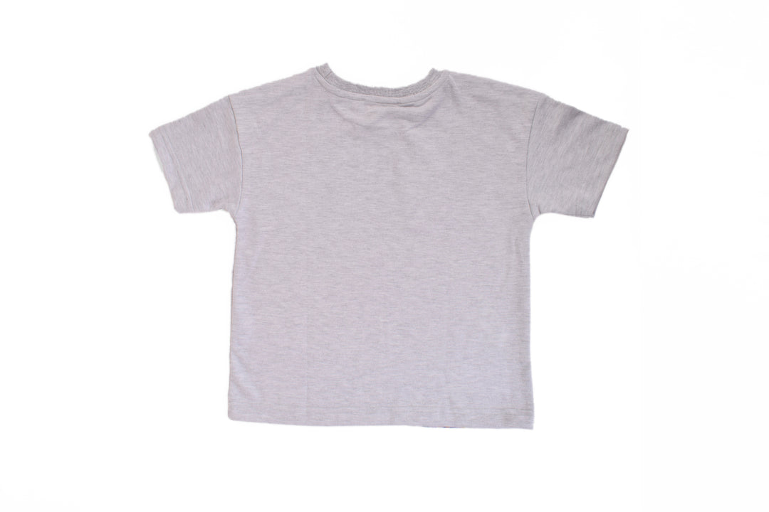 Round Printed Over Size T-Shirt