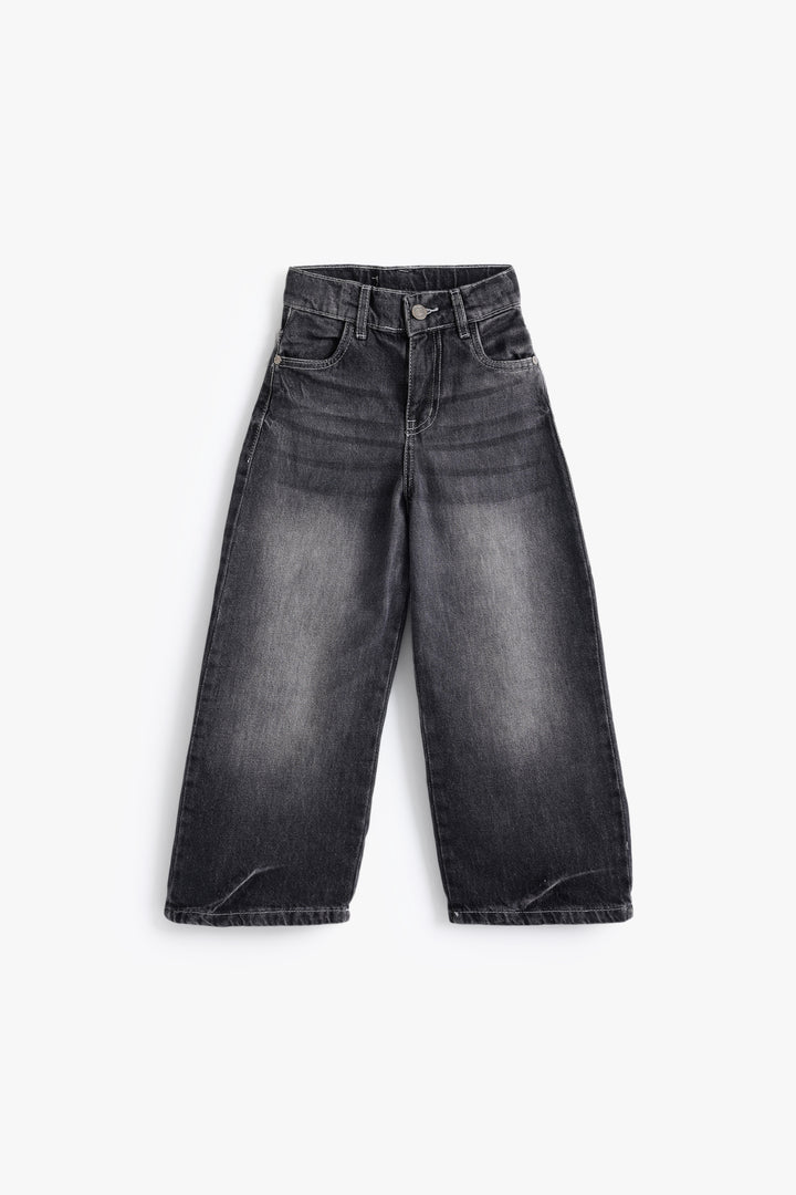 Kids Medium Grey Wide Leg Pant