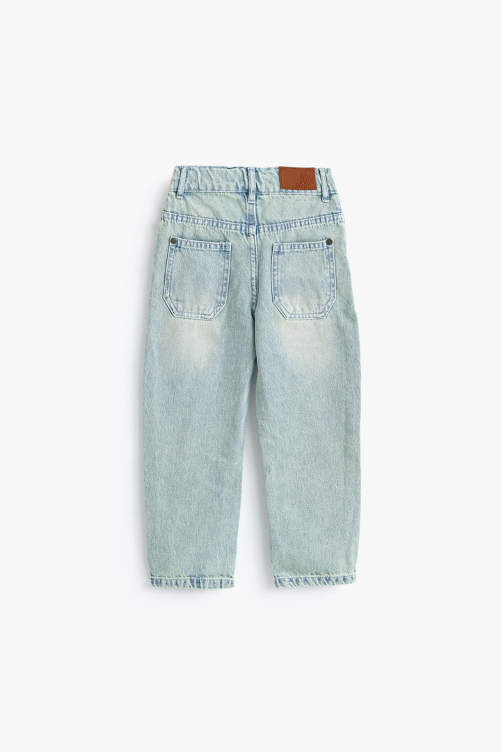 Girls Ice Wash Straight Fit Pant