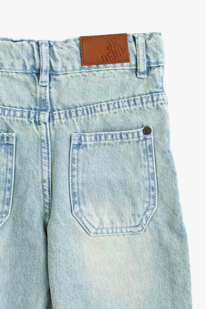 Girls Ice Wash Straight Fit Pant