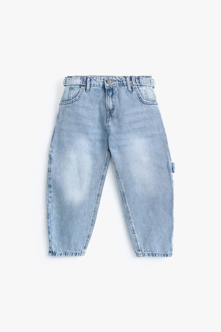 Boys Light Blue Balloon Pant