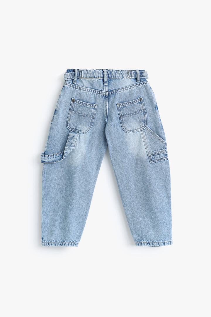 Boys Light Blue Balloon Pant