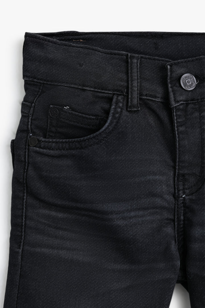 Kids Black Denim Pant
