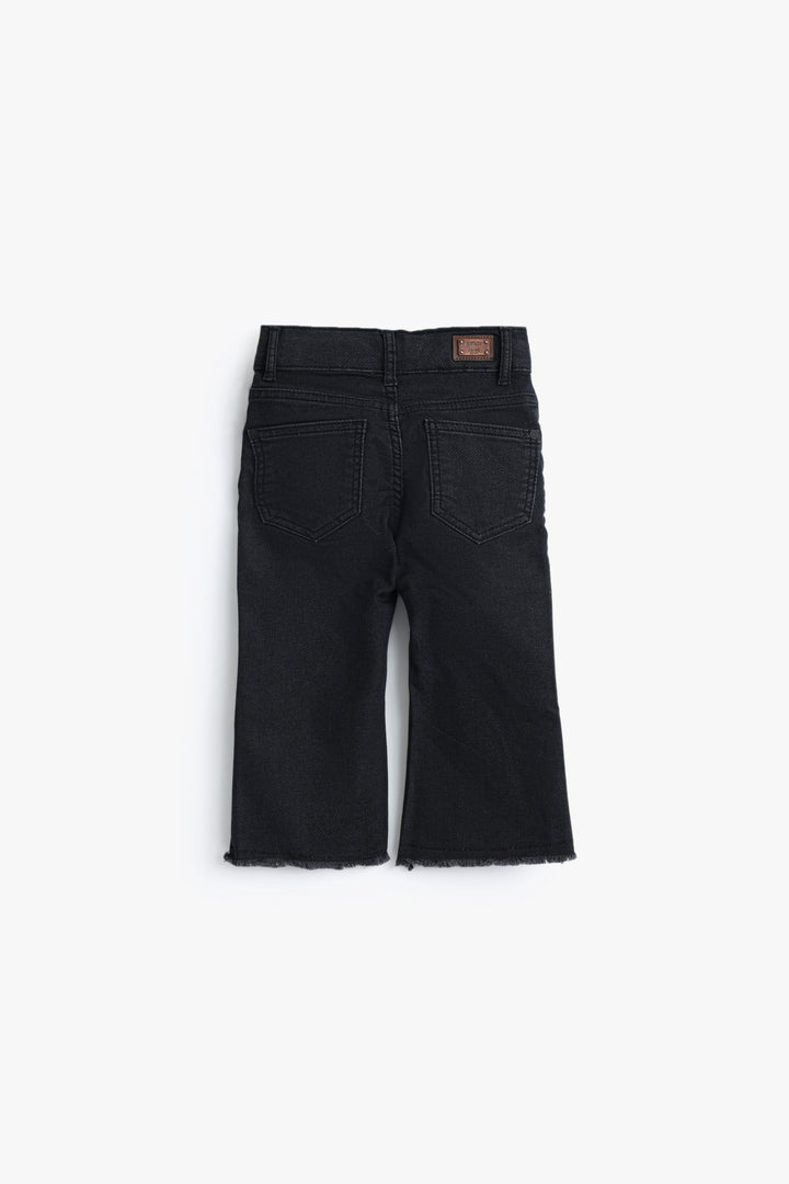 Kids Black Denim Pant