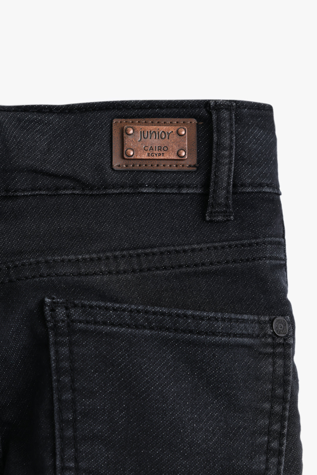 Kids Black Denim Pant
