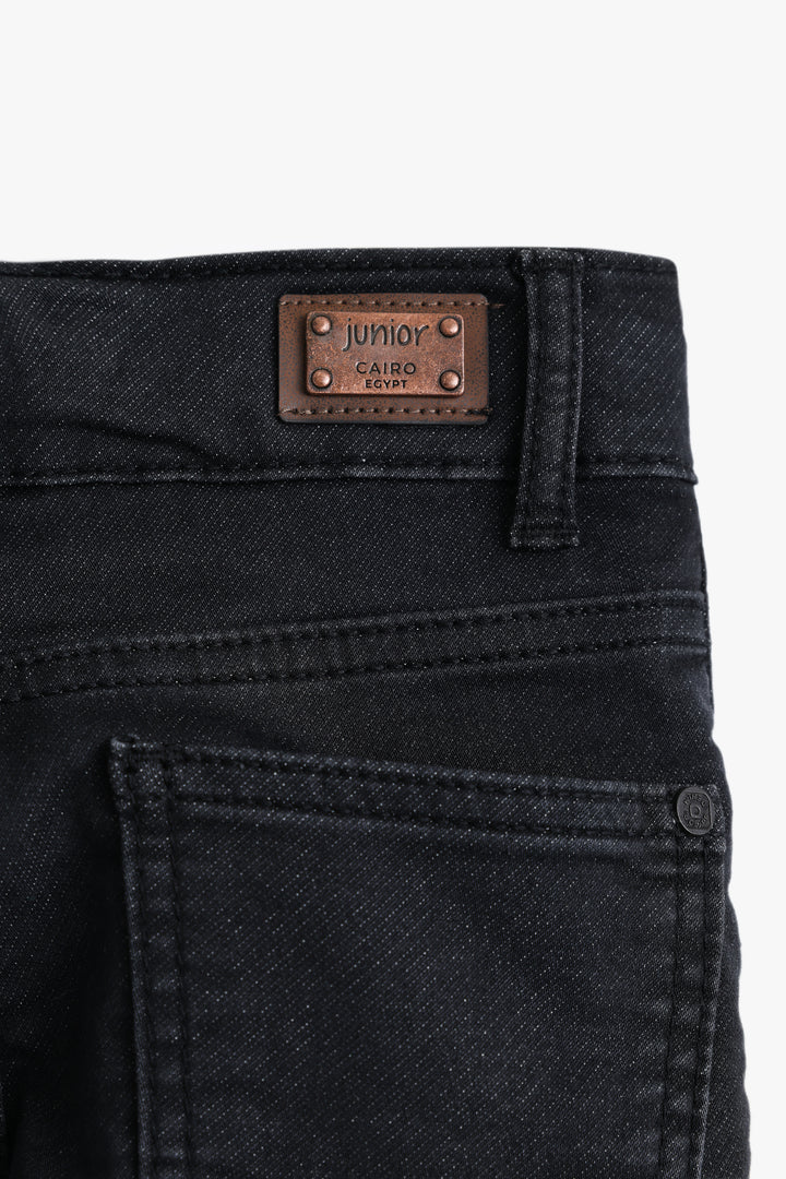 Kids Black Denim Pant