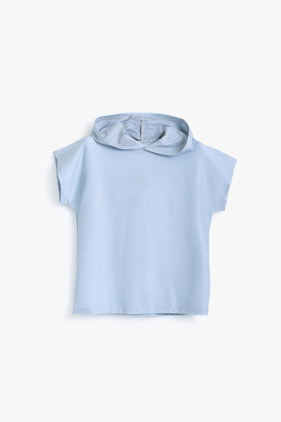Boys Light Blue Hooded T-Shirt