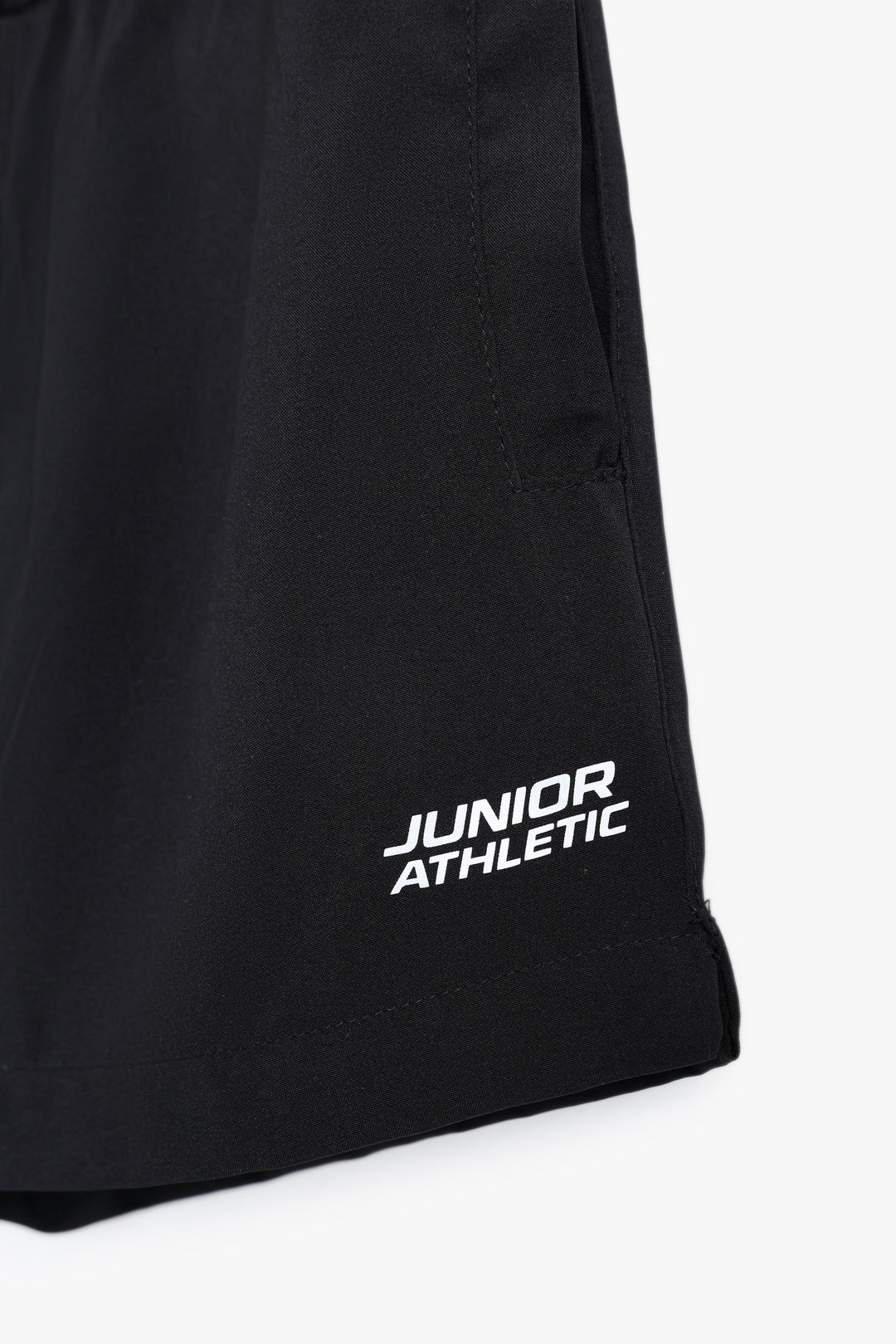 Boys Black Athletic Shorts