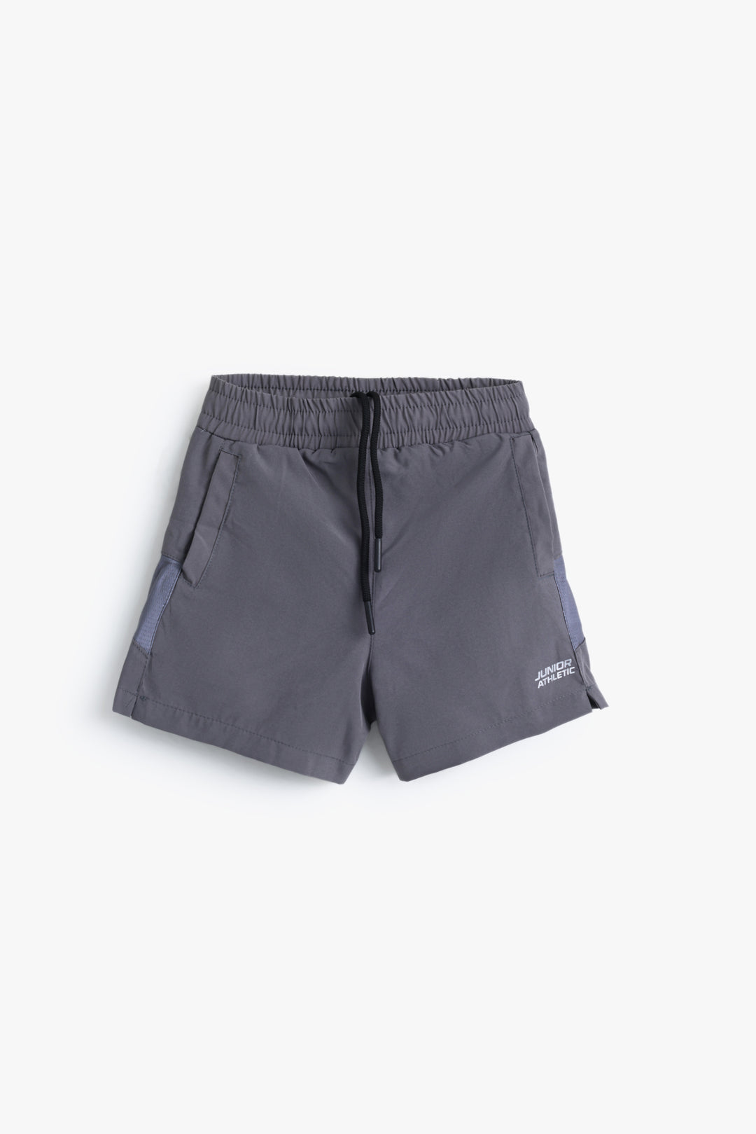 Boys Dark Grey Athletic Shorts