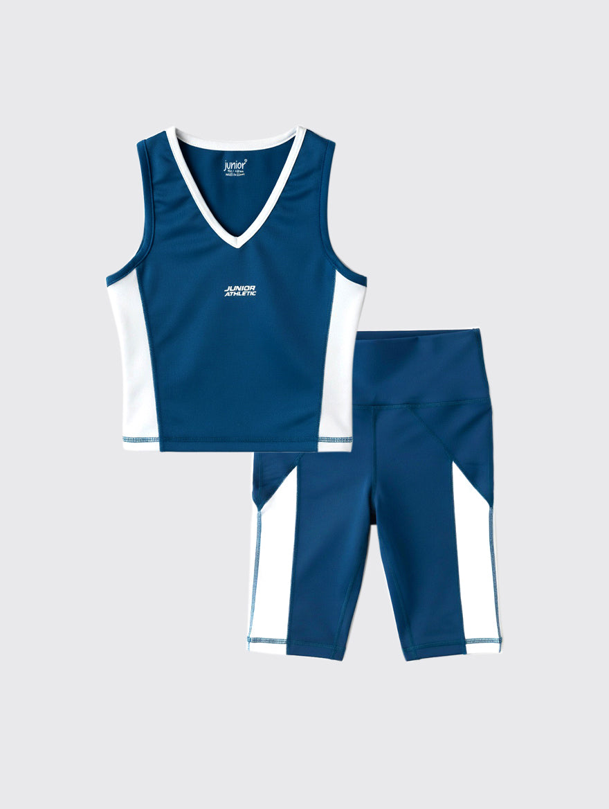 Girls Biker Short Set