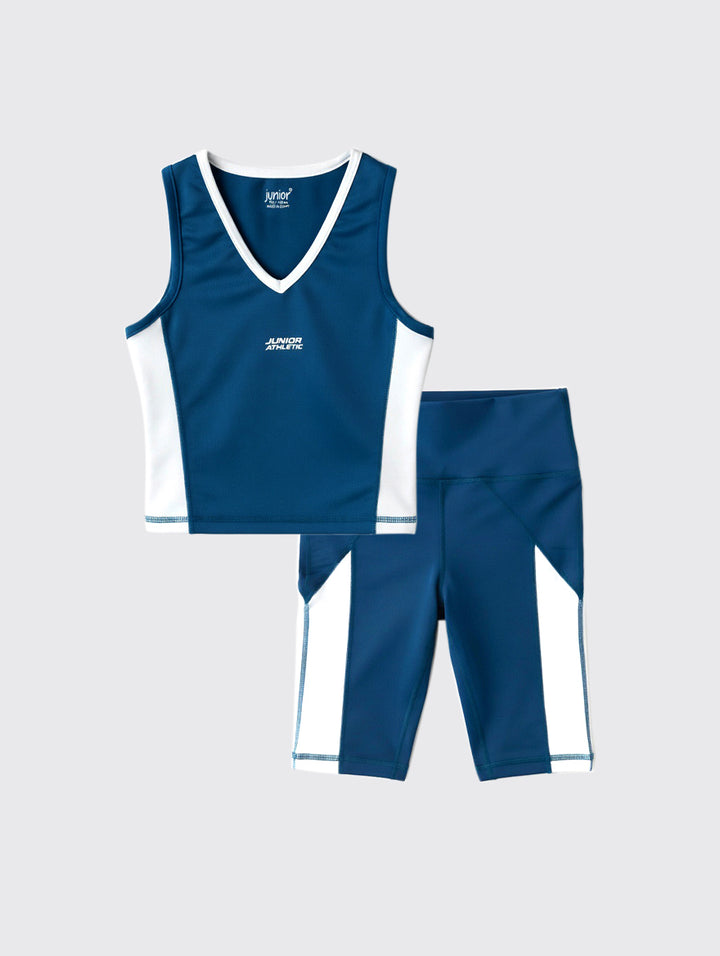 Girls Biker Short Set