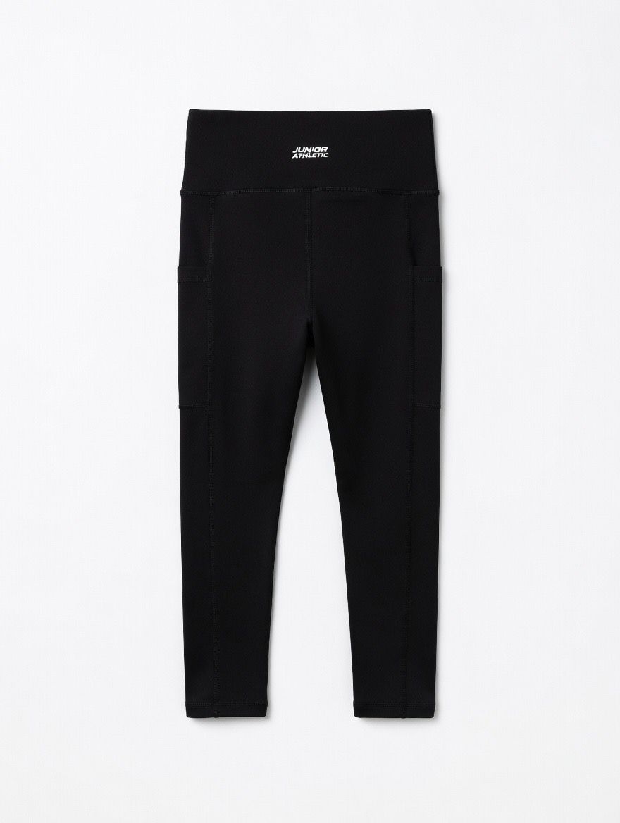 Girls Pocketed Leggins