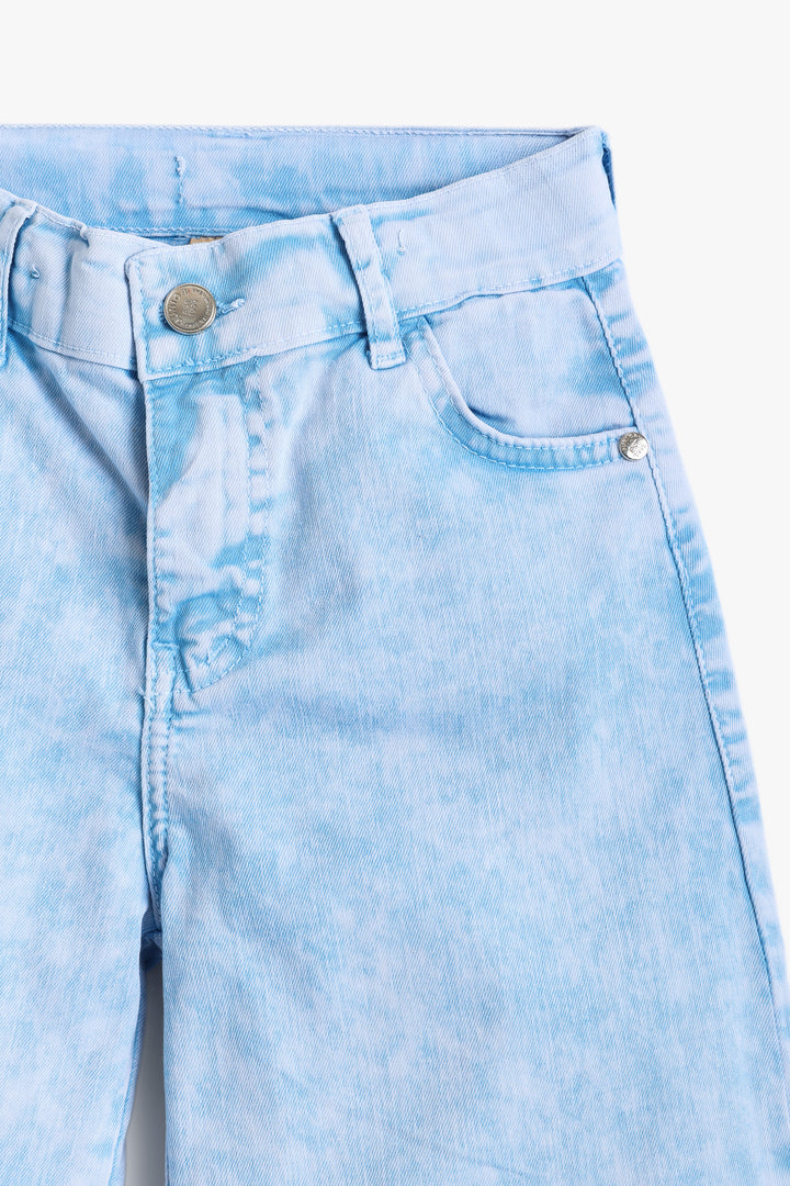 Girls Vintage Blue Wide Leg Pant