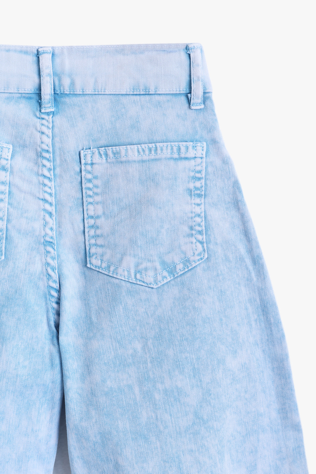 Girls Vintage Blue Wide Leg Pant