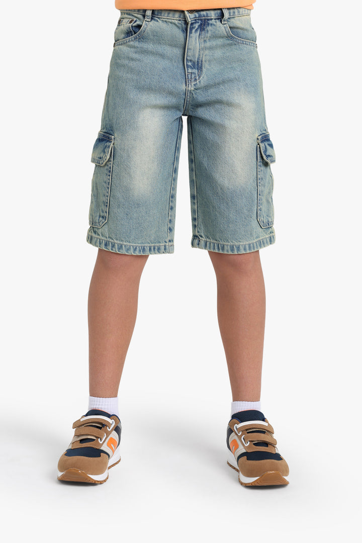 Cargo Denim Short