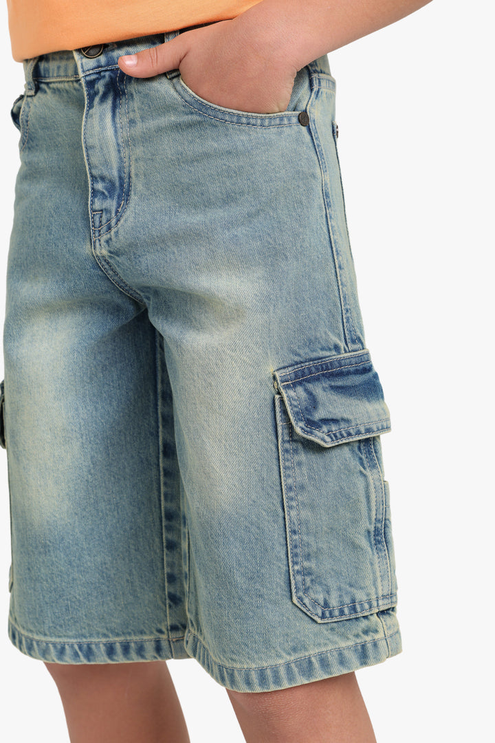 Cargo Denim Short