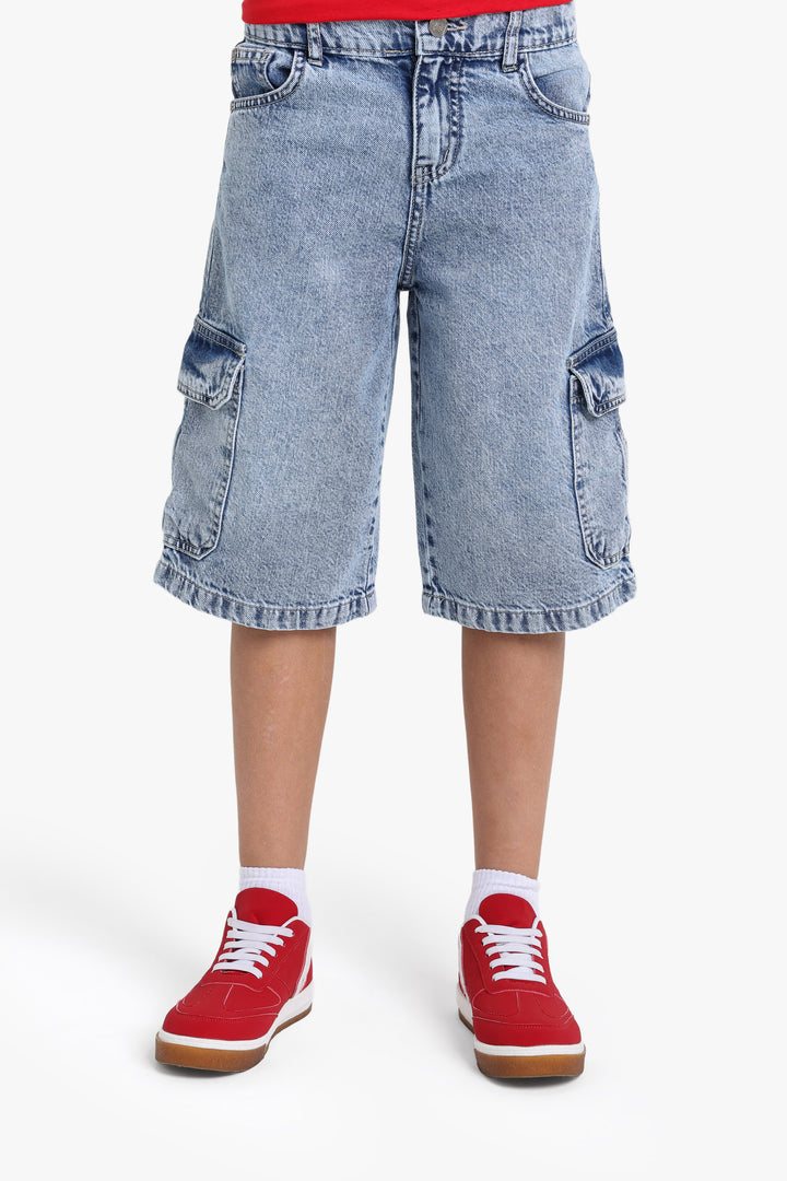 Cargo Denim Short
