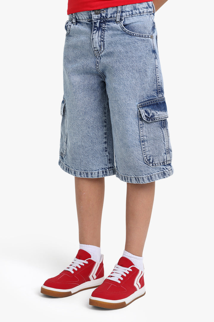 Cargo Denim Short