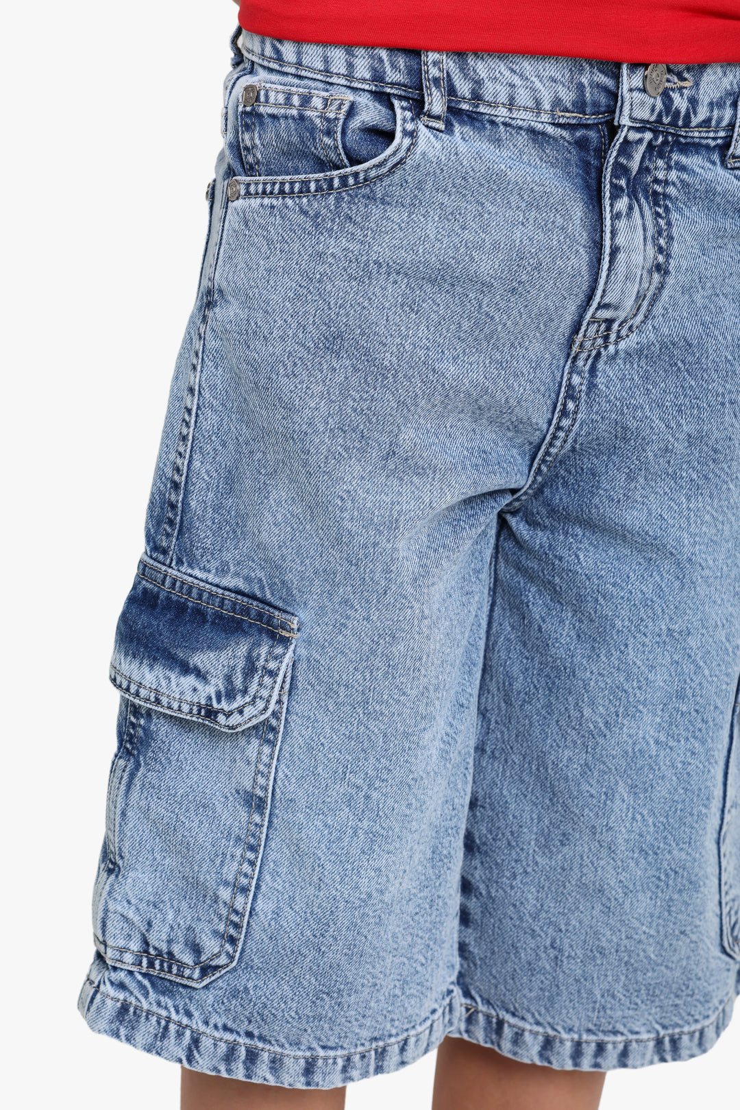 Cargo Denim Short