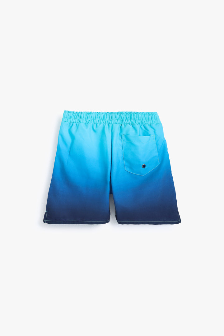 Boys Blue Gradient Shorts