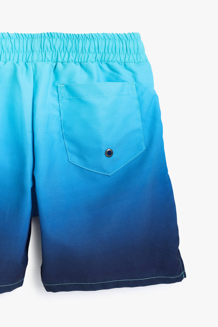 Boys Blue Gradient Shorts