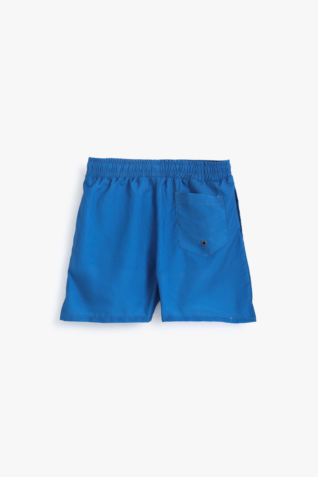 Boys Solid Blue Shorts