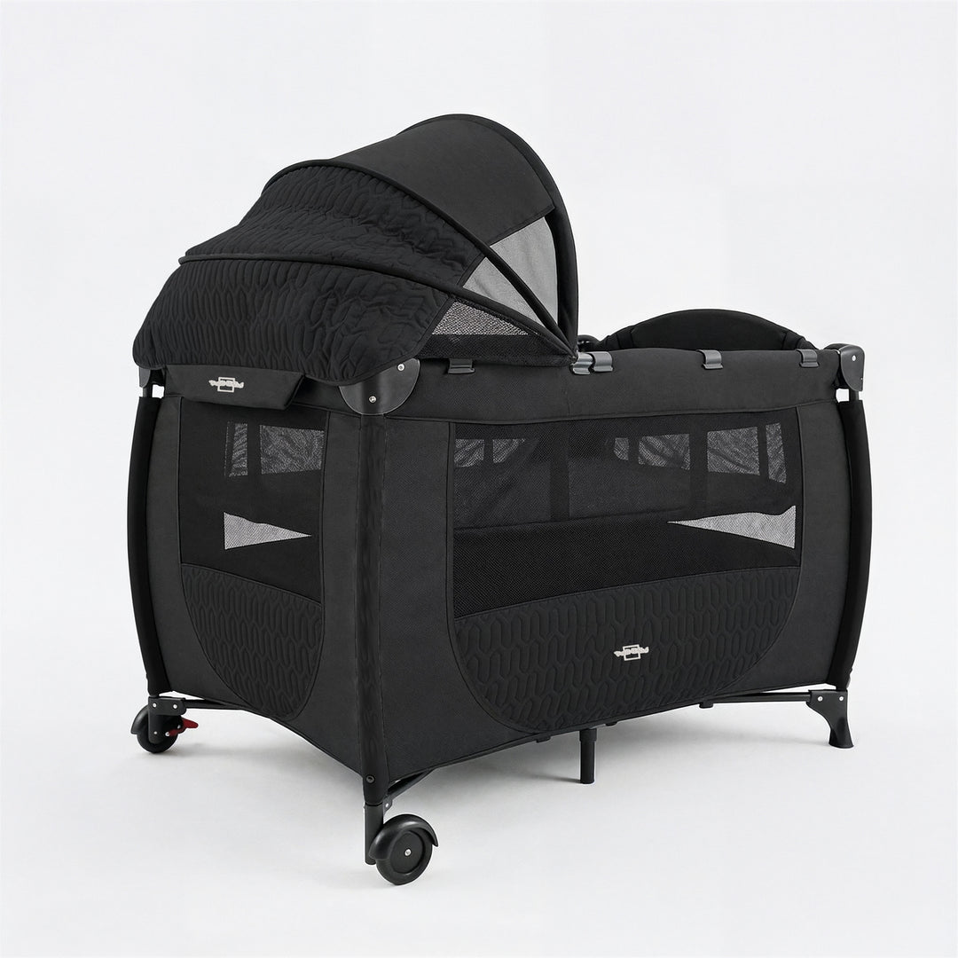 Allure Black Baby Bed