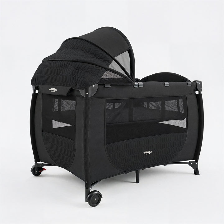 Allure Black Baby Bed