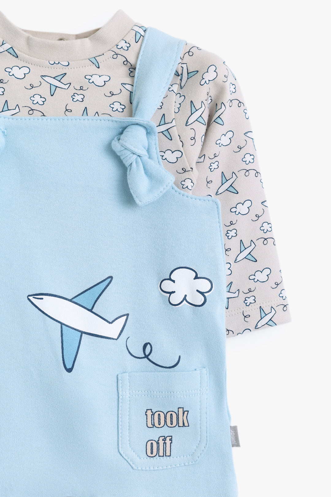 Baby Boys Airplane Romper Set