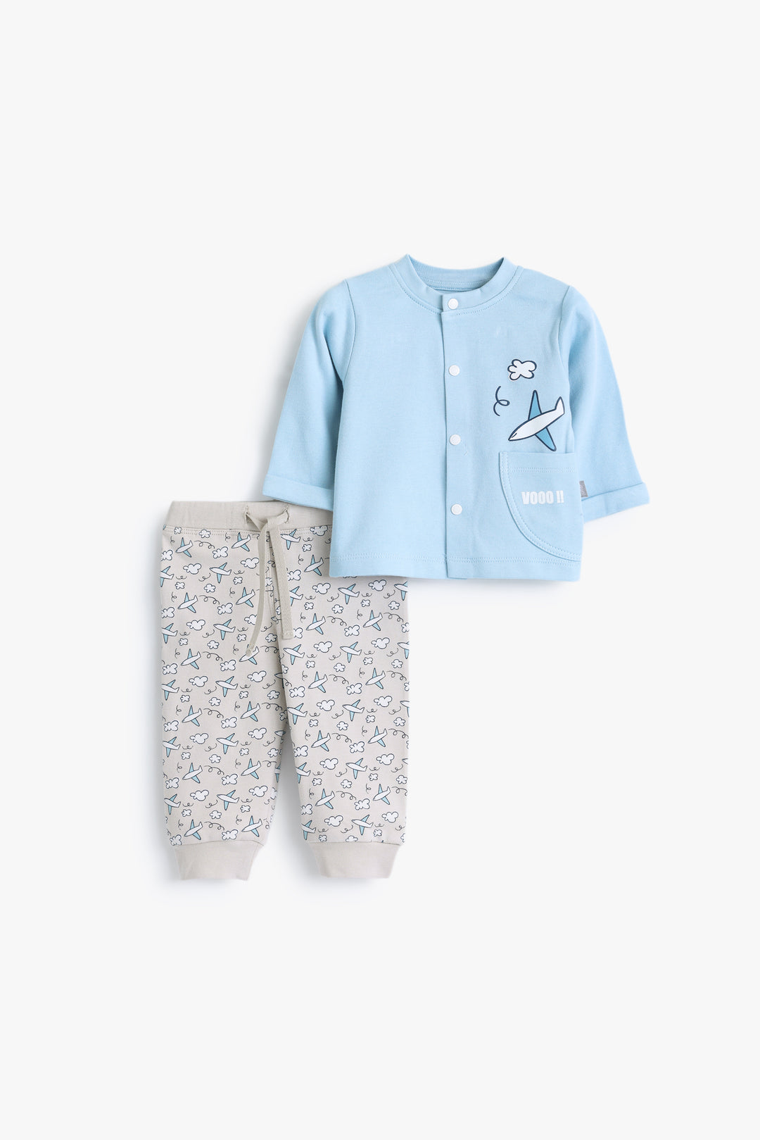 Baby Boys Airplane Pyjama Set