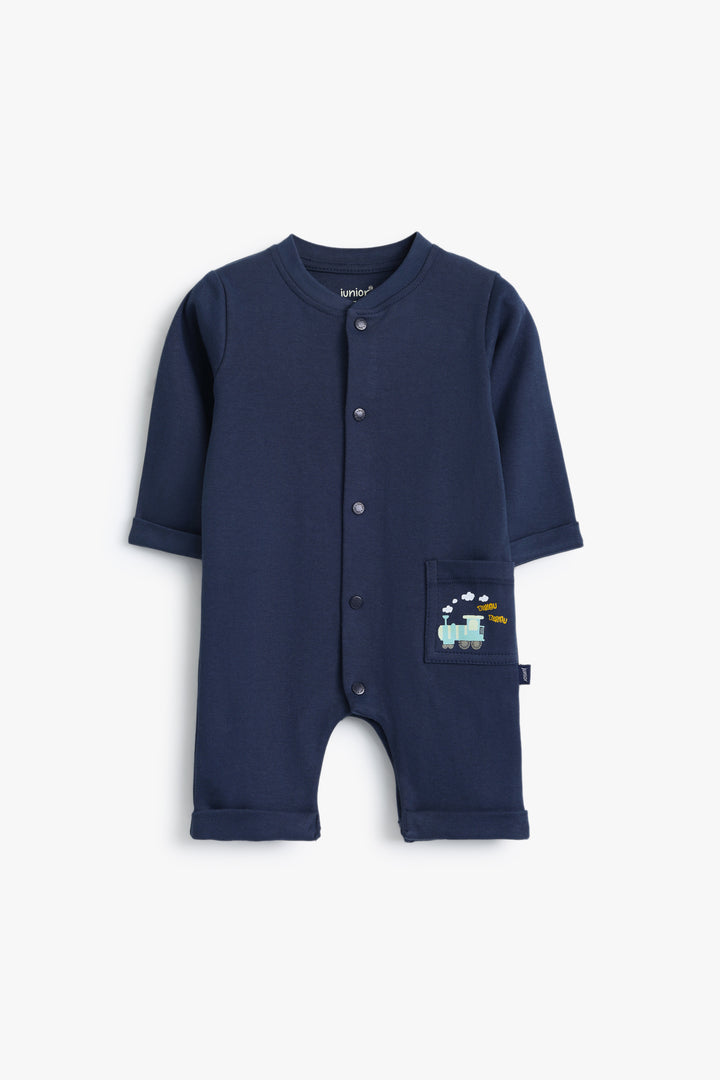 Baby Boys Train Romper