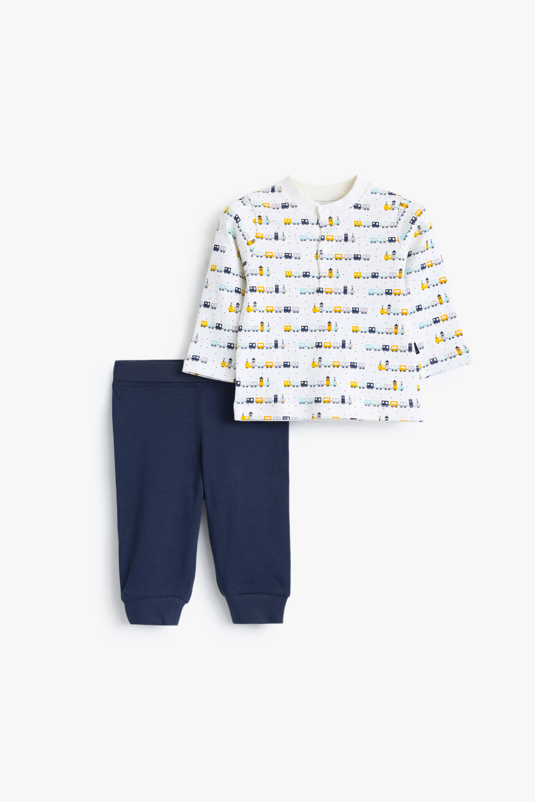 Baby Boys Train Pyjama Set