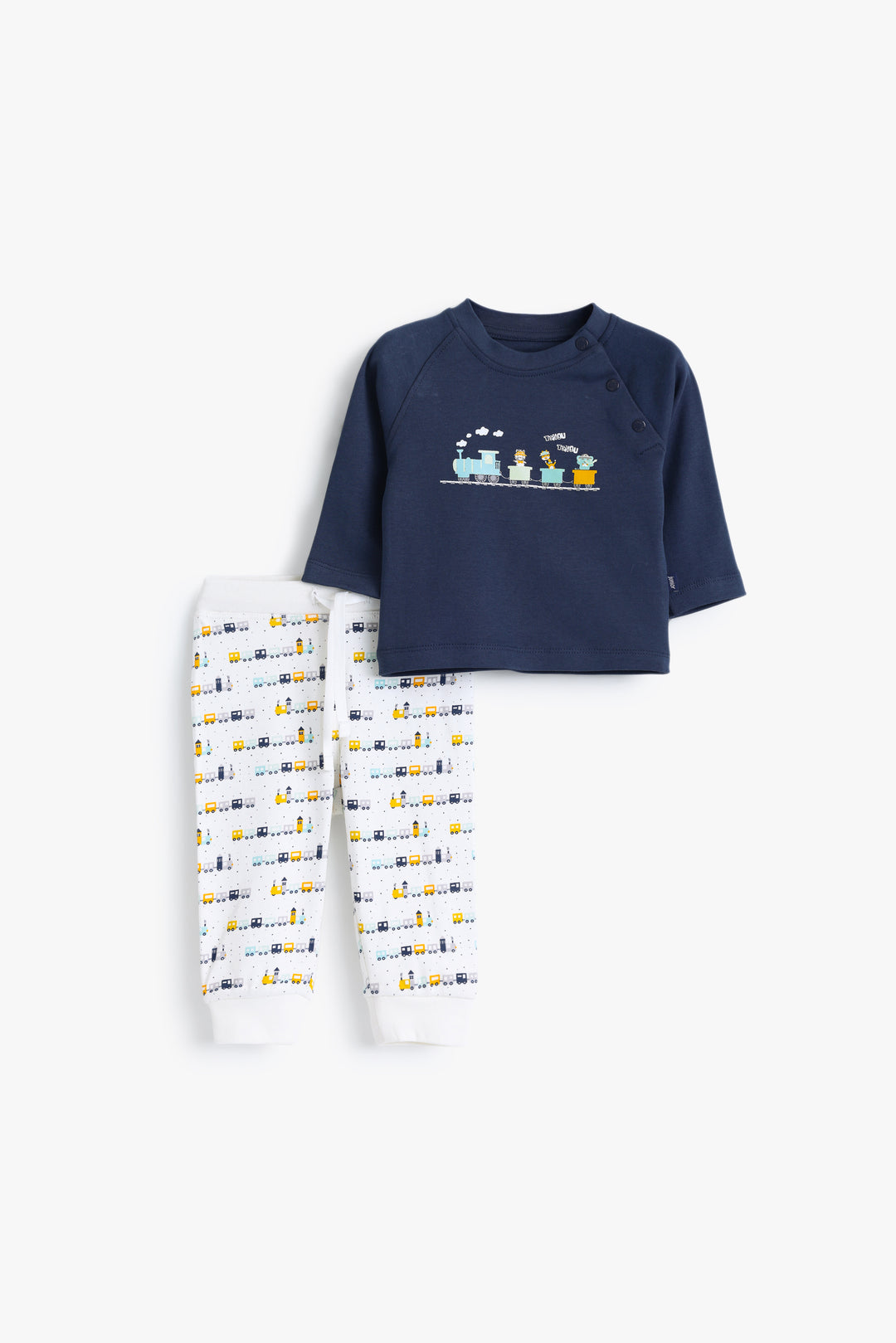 Baby Boys Train Pyjama Set