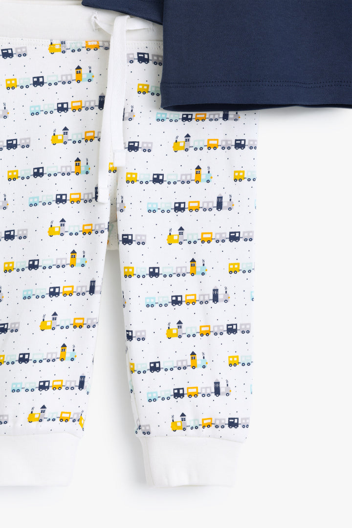 Baby Boys Train Pyjama Set