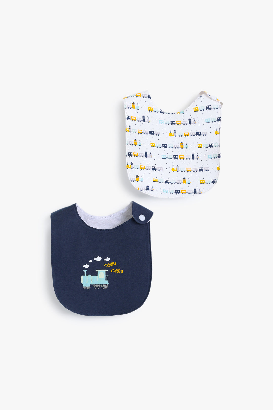 Baby Boys Train Bib