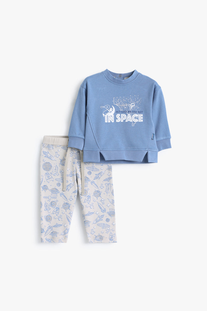 Baby Boys Space Friend Pyjama Set