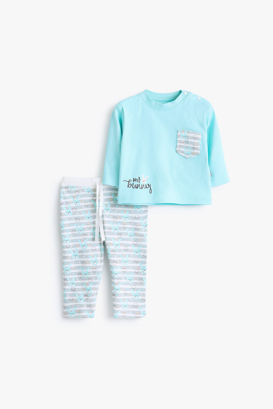 Baby Boys Mr Bunny Pyjama Set