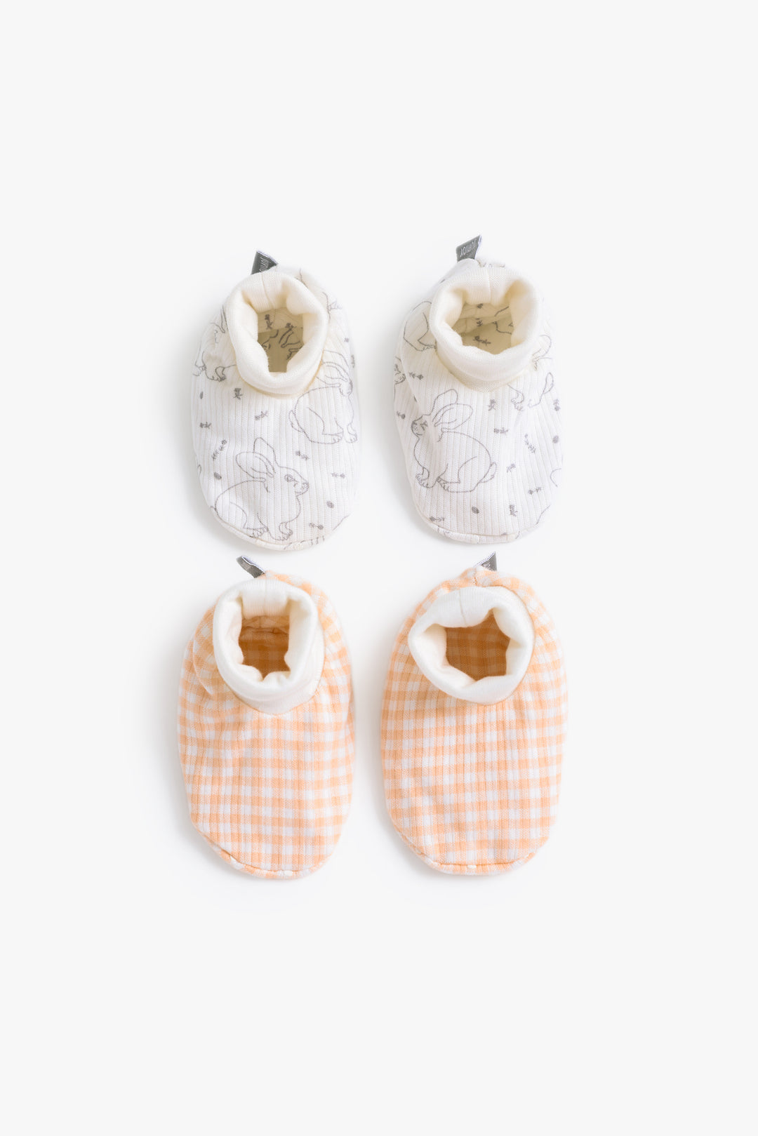 Baby Girls Hello Bunny Home Slippers