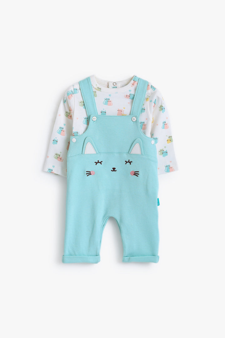 Baby Girls Lovely Cat Romper Set