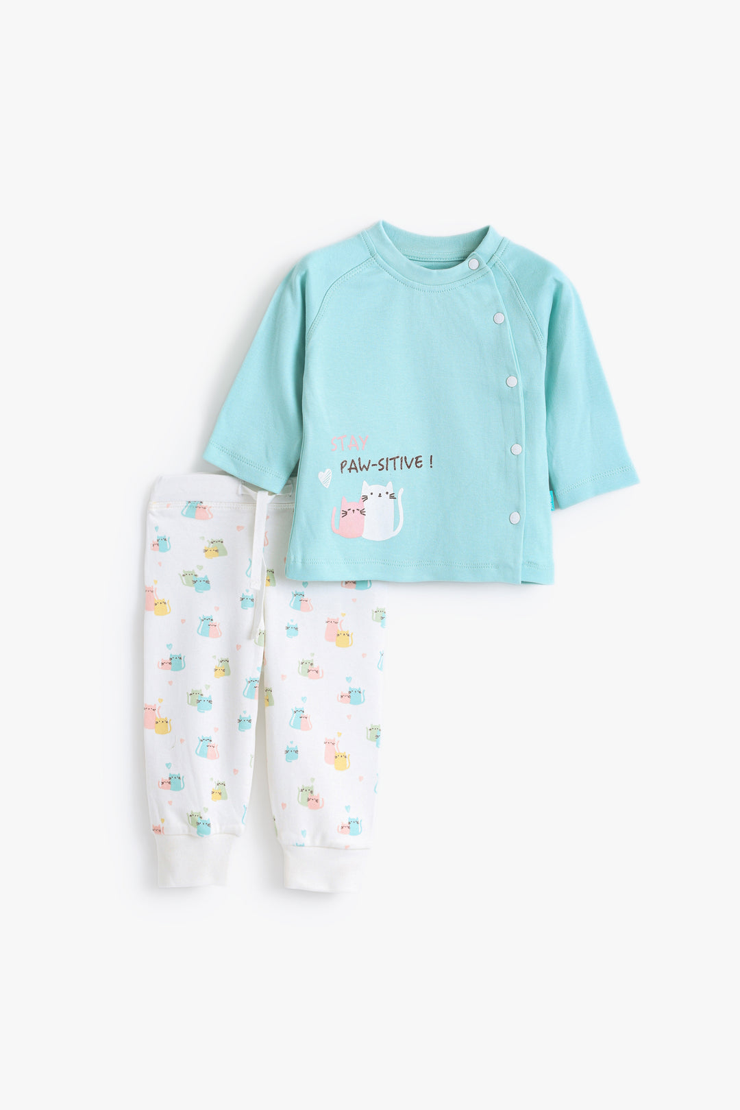 Baby Girls Lovely Cat Pyjama Set