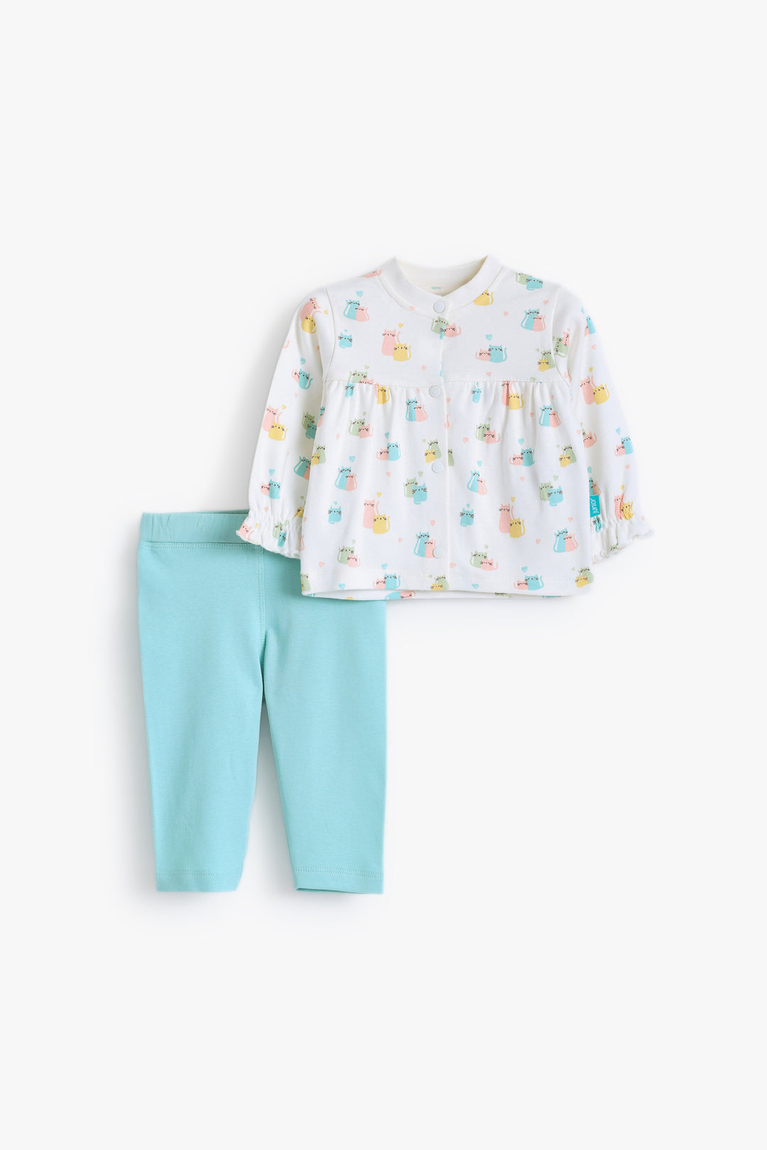 Baby Girls Lovely Cat Pyjama Set