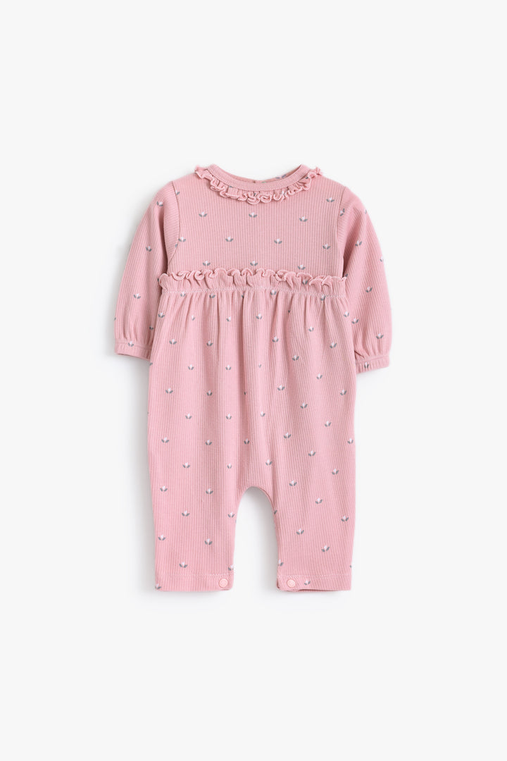 Baby Girls Rose Romper